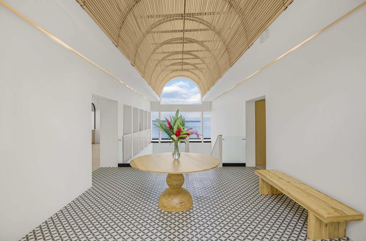 Punta Leona arched atrium entry